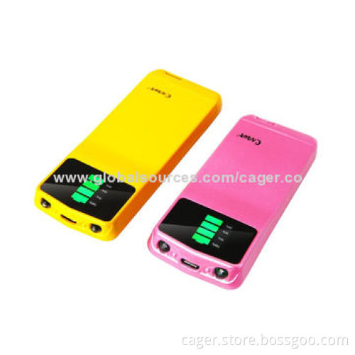 Cager Best Mini Good Design Power Banks with 3,000mAh Capacity, Sized 9.5*40*102mm